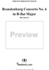 Brandenburg Concerto No. 6: Movement 2 - Score