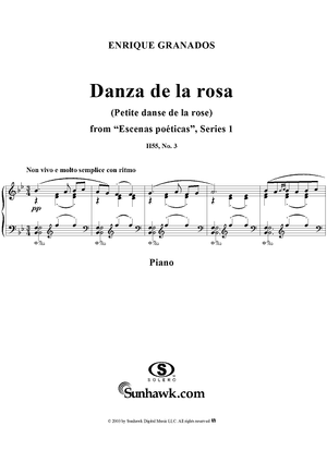 Escenas poéticas, Series 1, No. 3: Danza de la Rosa