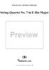 String Quartet No. 7 in E-flat Major, K160 - Viola