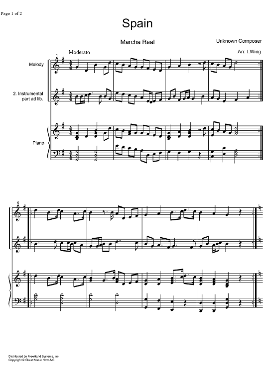 Spain -  Marcha Real