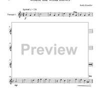 Where the Wind Blows - Trumpet 1