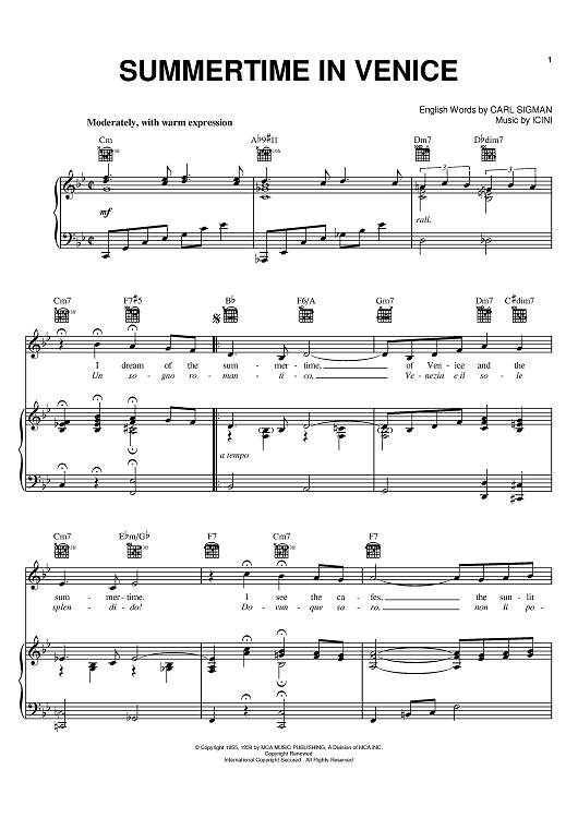 Summertime In Venice