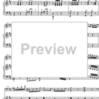 Concerto D Major - Score