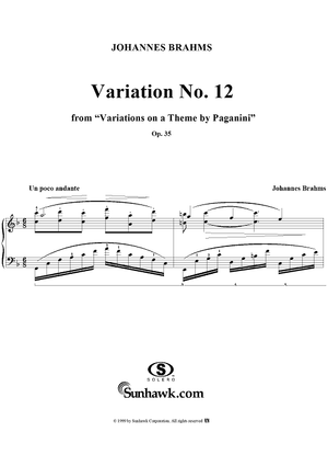 Paganini Variations, No. 12