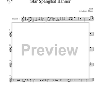 Star-Spangled Banner - Trumpet 1