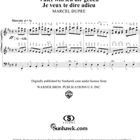 Farewell, from "Seventy-Nine Chorales", Op. 28, No. 66