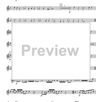 Fünffstimmigter blasender Music - B-flat Trumpet 2