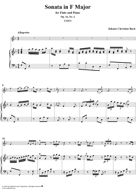 Sonata in F Major, Op. 16, No. 6 - Piano