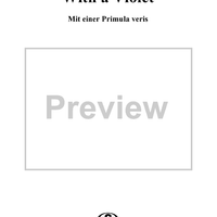 With a Violet, Op. 26, No. 4