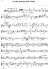 String Quartet in E Minor, Op. 83 - Violin 1