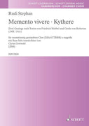 Memento vivere · Kythere - Choral Score