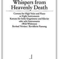 Whispers from Heavenly Death - Score
