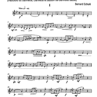 Fanfares et Chanson de Bergers - Clarinet in C