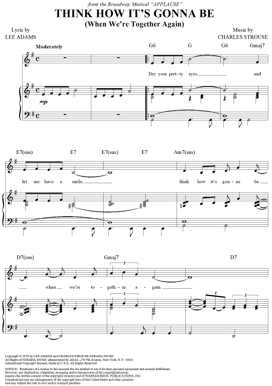 Think How It's Gonna Be (When We're Together Again)