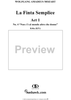 "Non c'è al mondo altro che donne", No. 4 from "La Finta Semplice", Act 1, K46a (K51) - Full Score