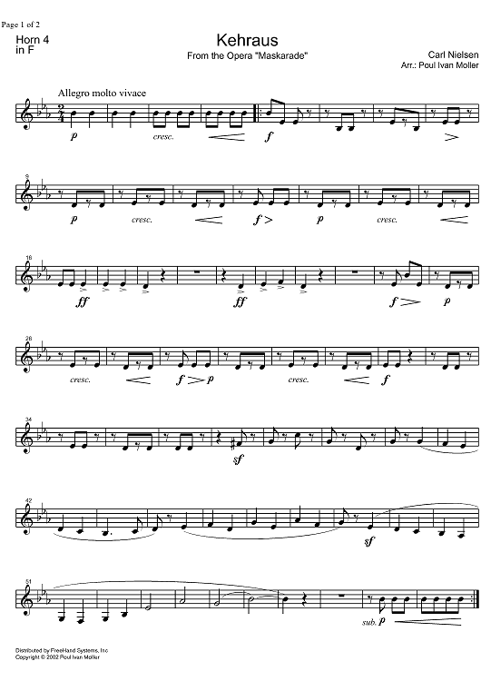 Kehraus - Horn in F 4