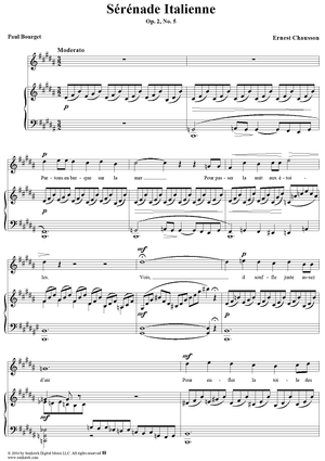 Sérénade Italienne, Op. 2, No. 5