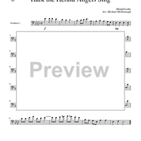 Hark the Herald Angels Sing - Trombone 1