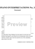 Piano Interpretations No. 3 - Foreword