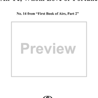 All ye, whom Love or Fortune - No. 14 from "First Book of Airs, Part 2"