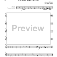Sanctus-Benedictus - Choir 1, Trumpet 3