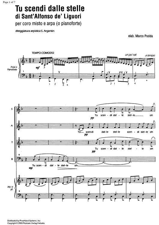 Tu scendi dalle stelle di Sant'Alfonso de' Luguori