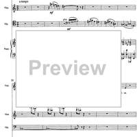 Trois Poèmes de la Renaissance - Score