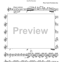 Chinese Dance from the Nutcracker - Part 1 Flute, Oboe or Violin