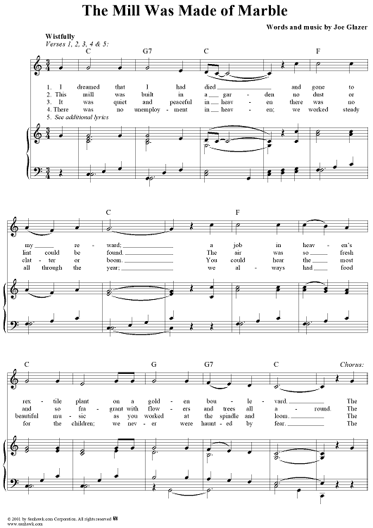 The Mill Was Made of Marble