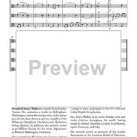 A Viola Christmas for Viola Quartet - Score