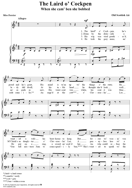 The Laird o' Cockpen