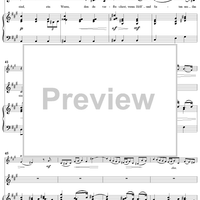 "Ach Herr! was ist ein Menschenkind", Aria, No. 4 from Cantata No. 110: "Unser Mund sei voll Lachens" - Piano Score