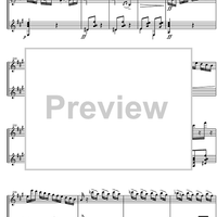 Sonata A Major - Score