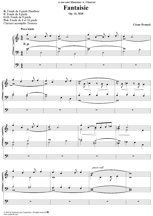 Fantaisie in C Major, Op. 16