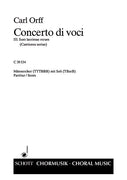 Concerto di voci - Score