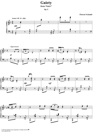 Soirs: Gaiety  op. 5, no. 2