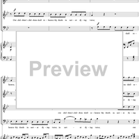 Joshua, Act 3, No. 29: "Hail! hail, mighty Joshua... Our children's children shall rehearse thy deeds"