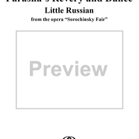 Parasha's Revery & Dance, Little Russian