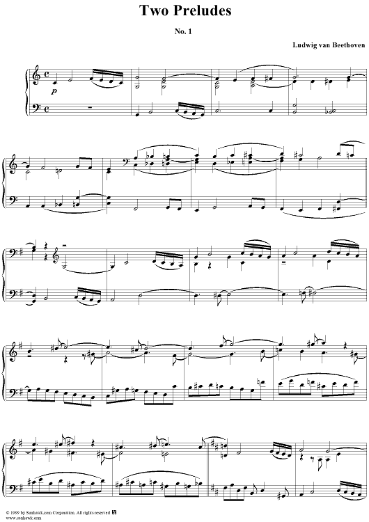 Two Preludes, Op. 39