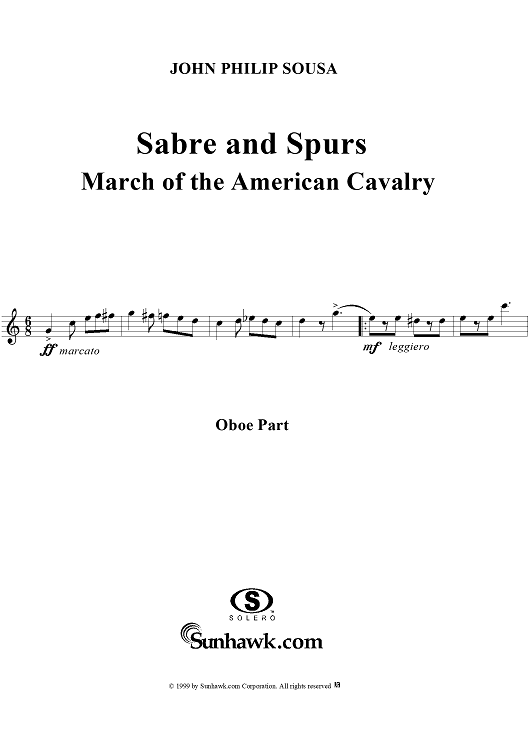 Sabre and Spurs - Oboe