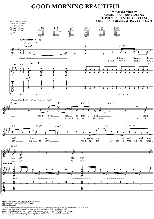 Good Morning Beautiful