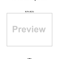 "Va, dal furor portata", aria, K19c (K21) - Full Score