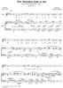 Five Lieder for Low Voice, Op. 105, No. 1, Wie Melodien zieht es mir