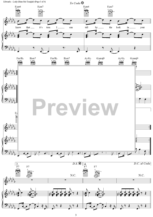 Lady (Hear Me Tonight)