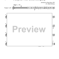 Pastyme with Good Company - Trumpet 1 in B-flat