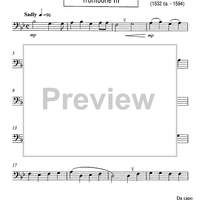 My heart to thee now makes its plea - Trombone 3