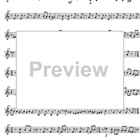 Suite from Le Chapeau de Paille - Trumpet in C