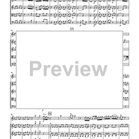 Concerto for Oboe in C Major, K. 314 for Oboe and String Quartet - Score
