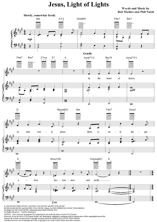 Jesus, Light of Lights