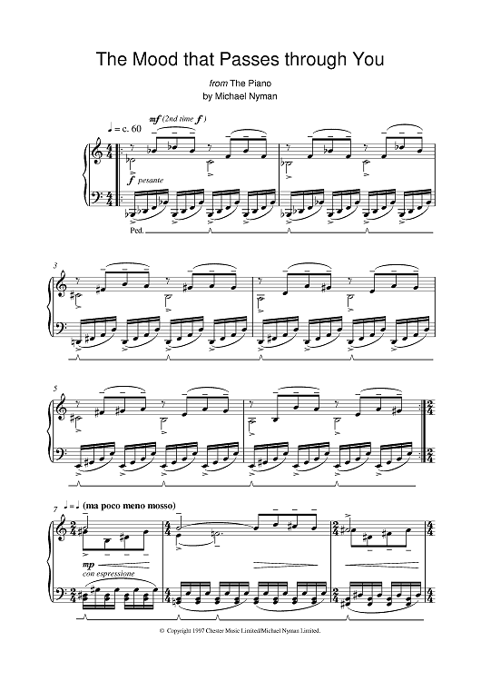 The Mood That Passes Through You